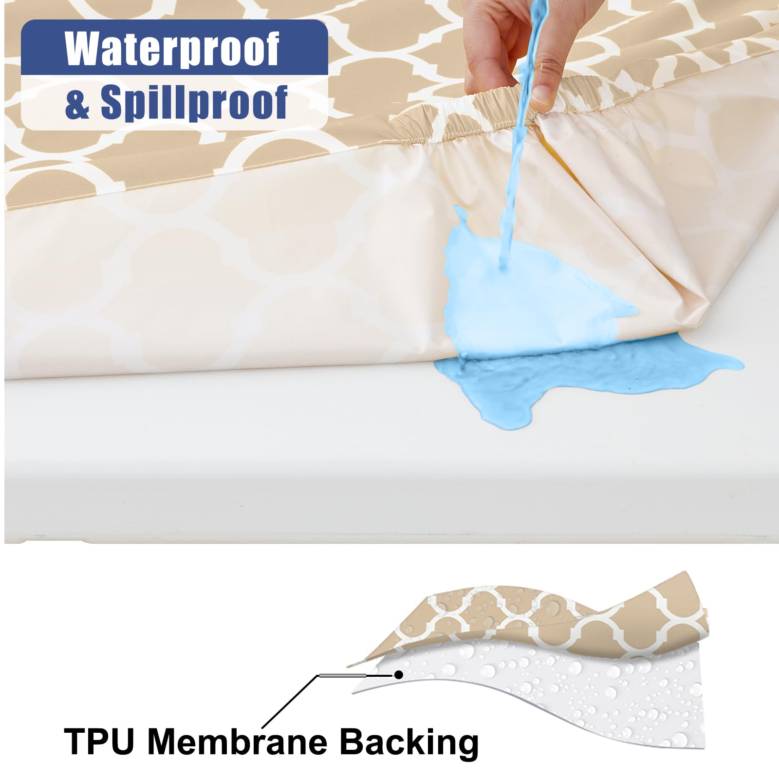 Close-up of Smiry Waterproof Picnic Table Cover