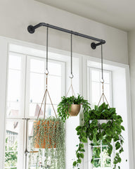 Close-up of SOFITORG Plant Hanger installation