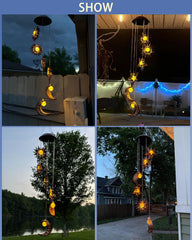 Close-up of solar panel on Tryme Wind Chimes