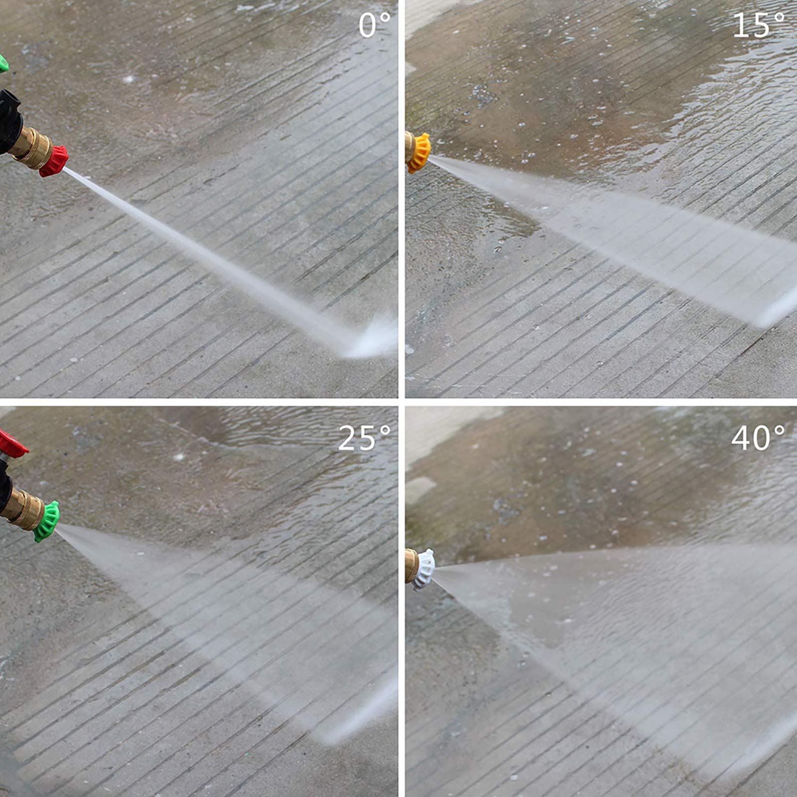 Close-up of Sooprinse High Pressure Washer Gun nozzle tip