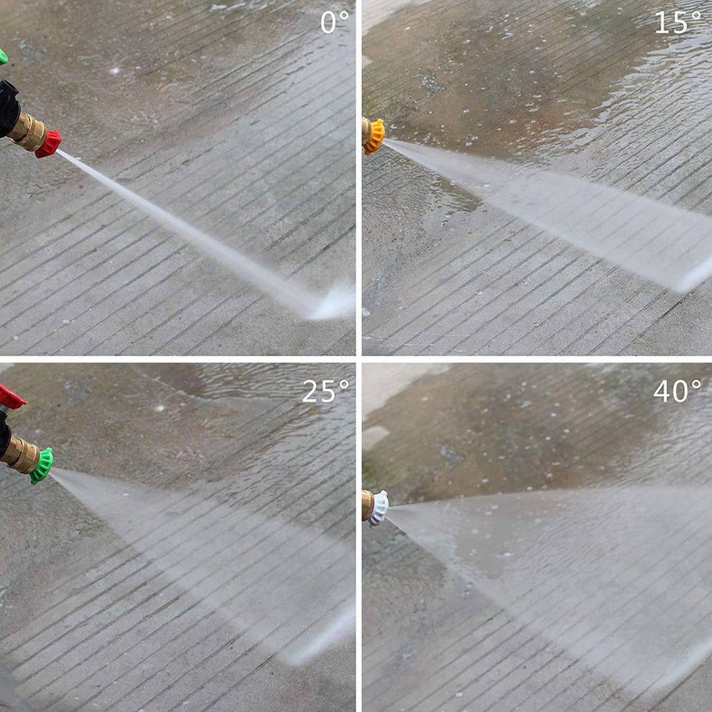 Close-up of Sooprinse High Pressure Washer Gun nozzle tip