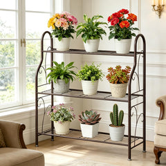 Close-up of SORCEDAS 3 Tier Plant Stand material texture