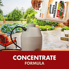 Close-up of Spectracide Weed & Grass Killer liquid