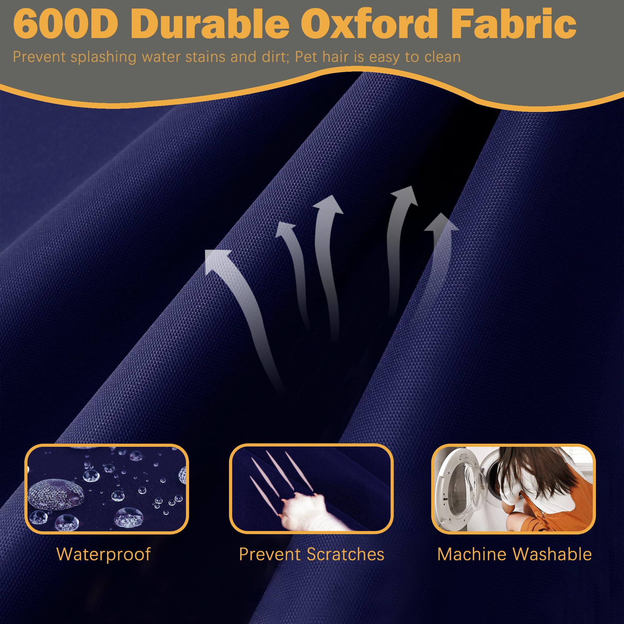 Close-up of Sqodok Outdoor Cushion Cover stitching