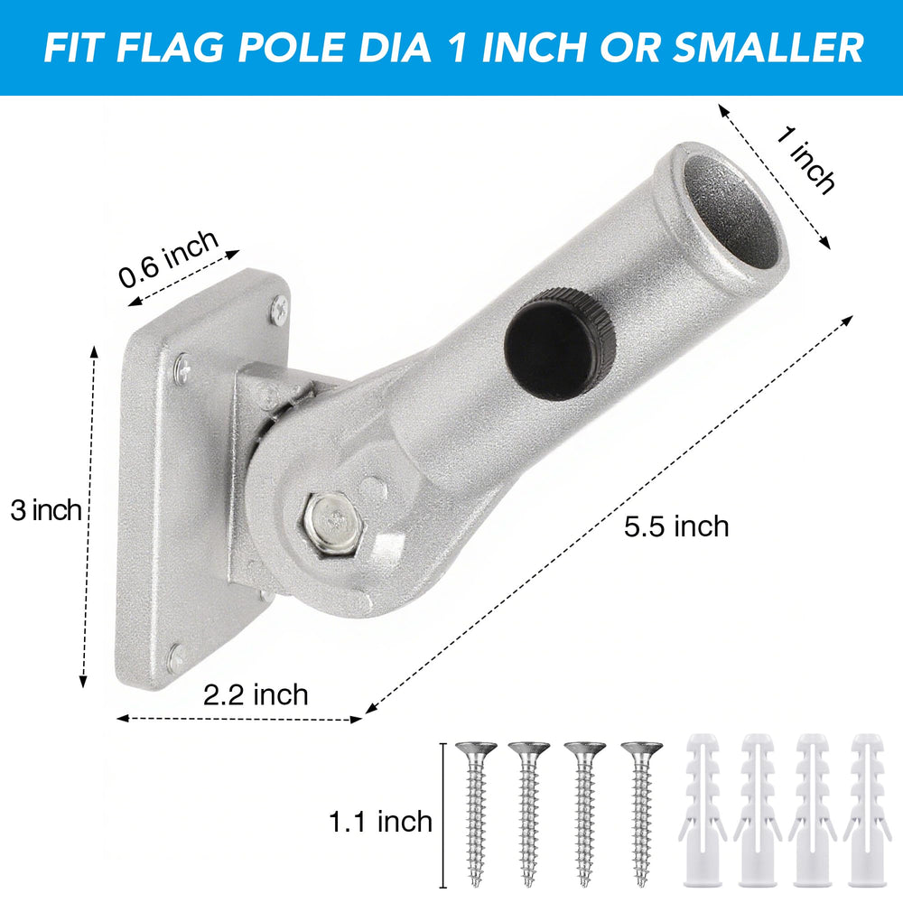 Close-up of stainless steel butterfly screws for secure hold