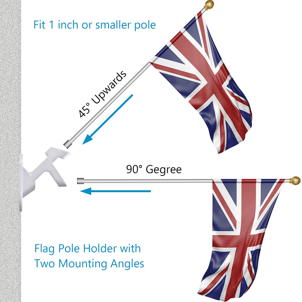 Close-up of stainless steel screws for Haoridul Flag Pole Holder