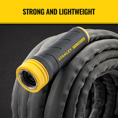 Close-up of STANLEY FATMAX hose easy twist collar