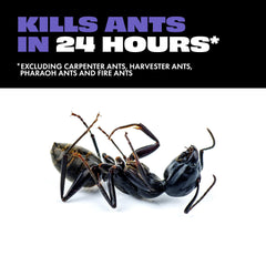 Close-up of STEM Liquid Ant Baits showing spill-proof design