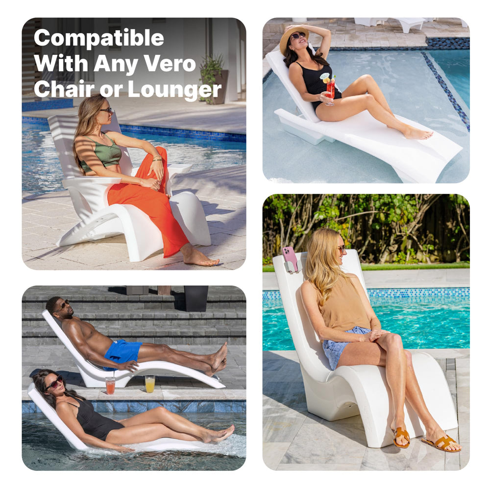 Close-up of Step2 Vero Pool Lounger Accessories Set components