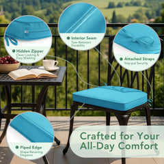 Close-up of Summsun chair cushion fabric texture
