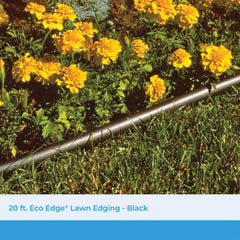 Close-up of Suncast Landscape Edging showing flexibility