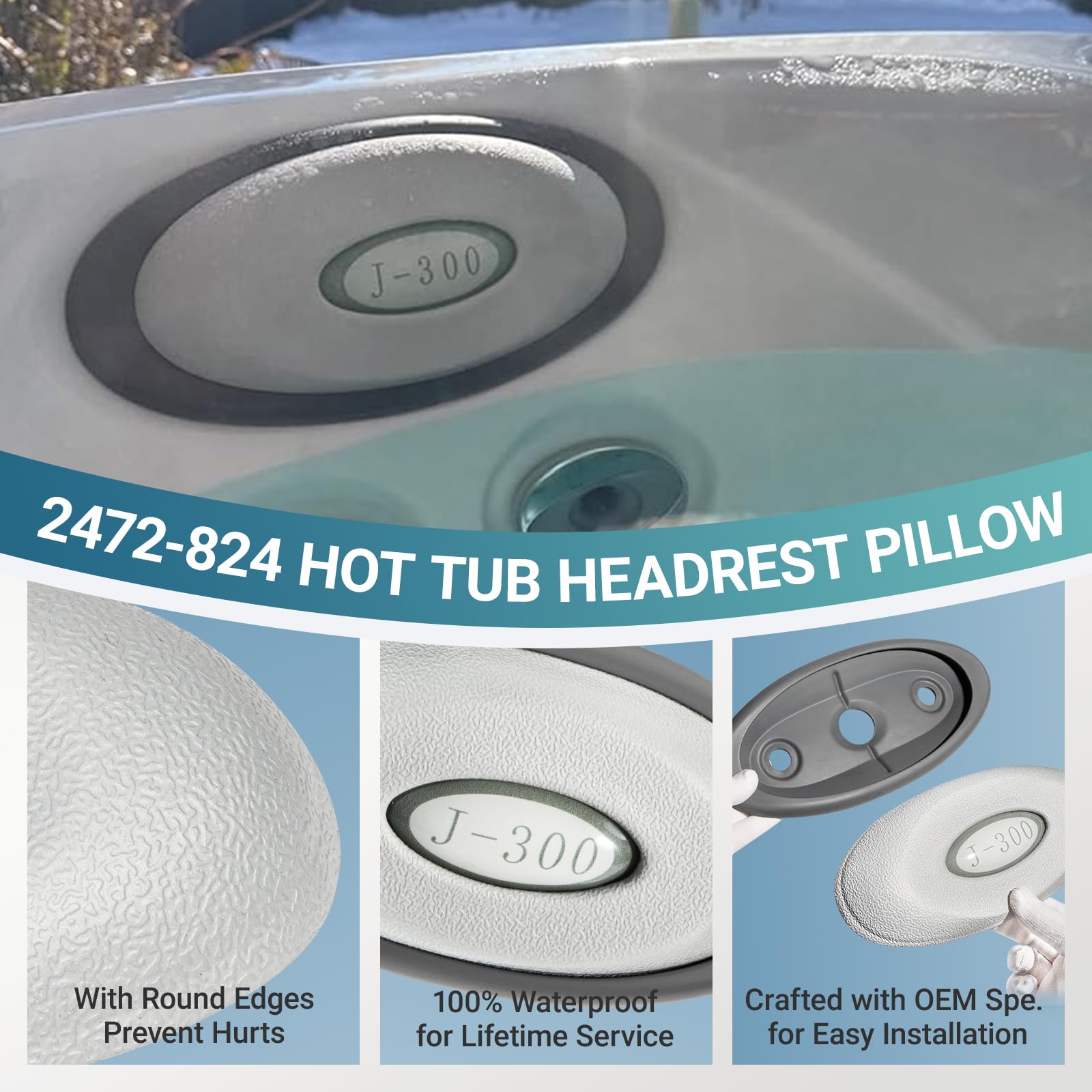Close-up of Sunluway spa pillow material