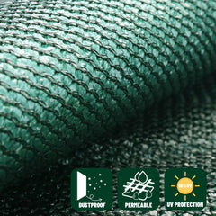 Close-up of SUNNY GUARD Privacy Screen material and grommets