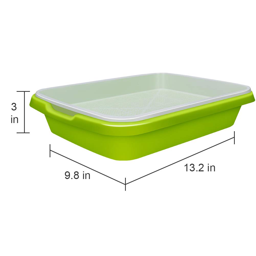 Close-up of SUNPRO Seed Sprouter Tray inner mesh design