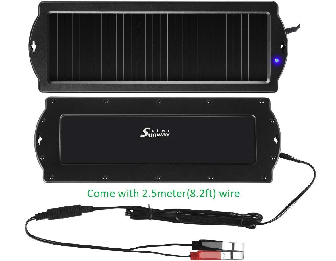 Close-up of Sunway Solar Charger panel