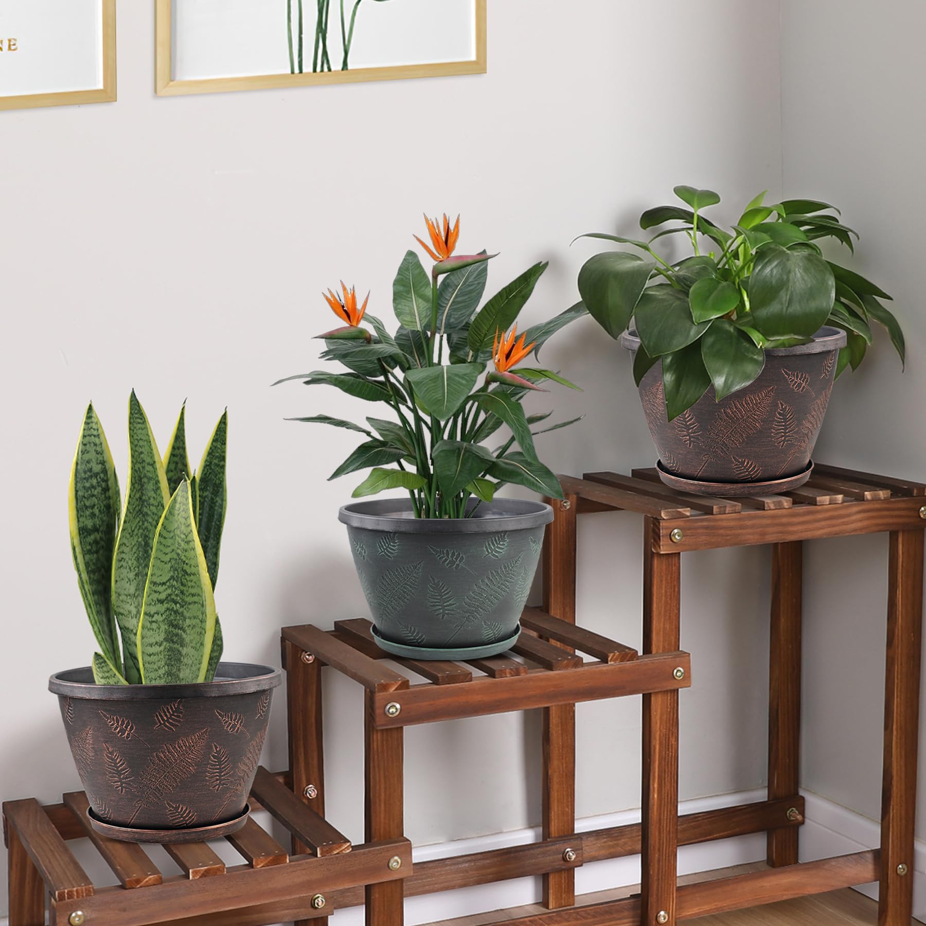 Close-up of Svxtoby plant pot drainage holes