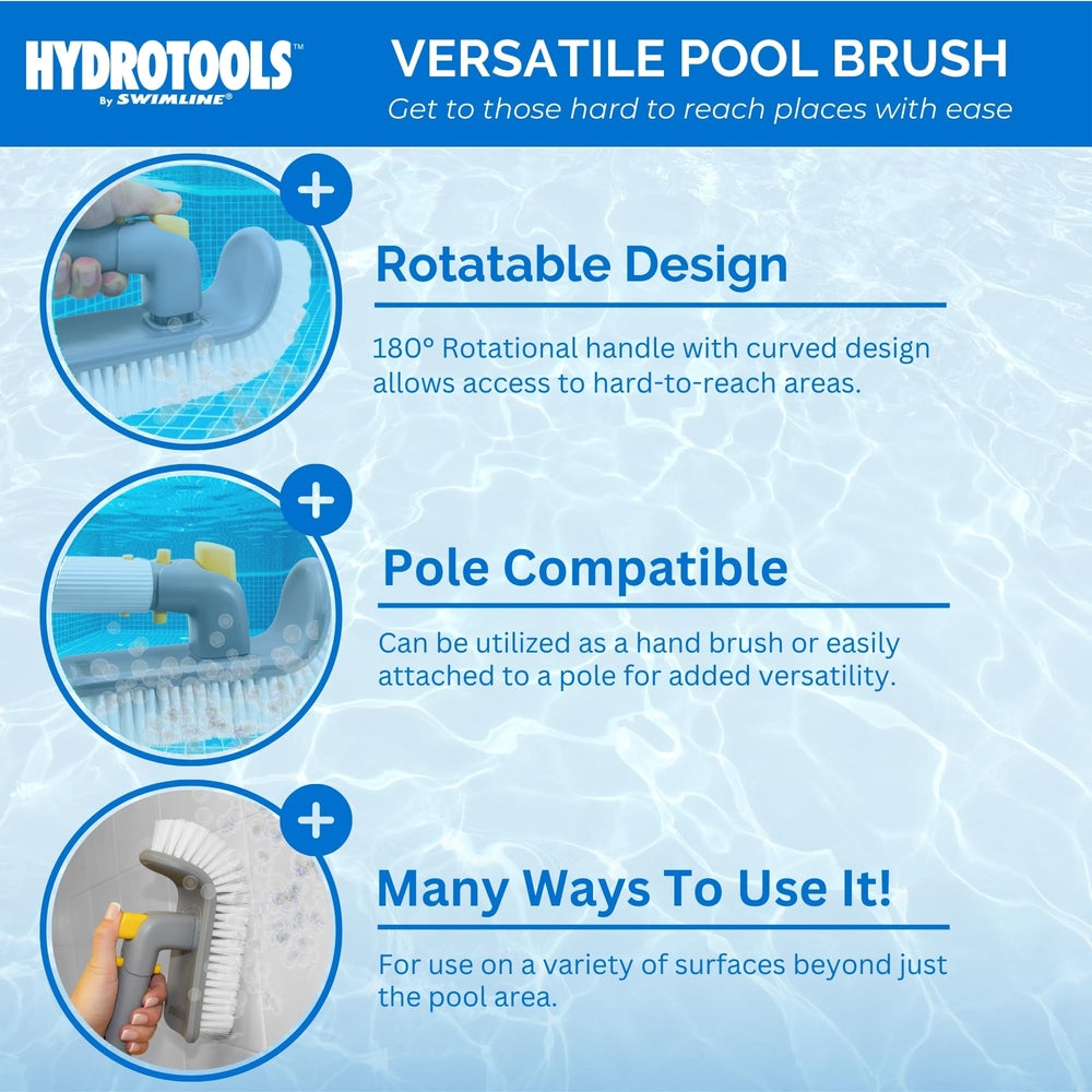Close-up of Swimline Pool Brush bristles