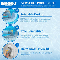 Close-up of Swimline Pool Brush bristles