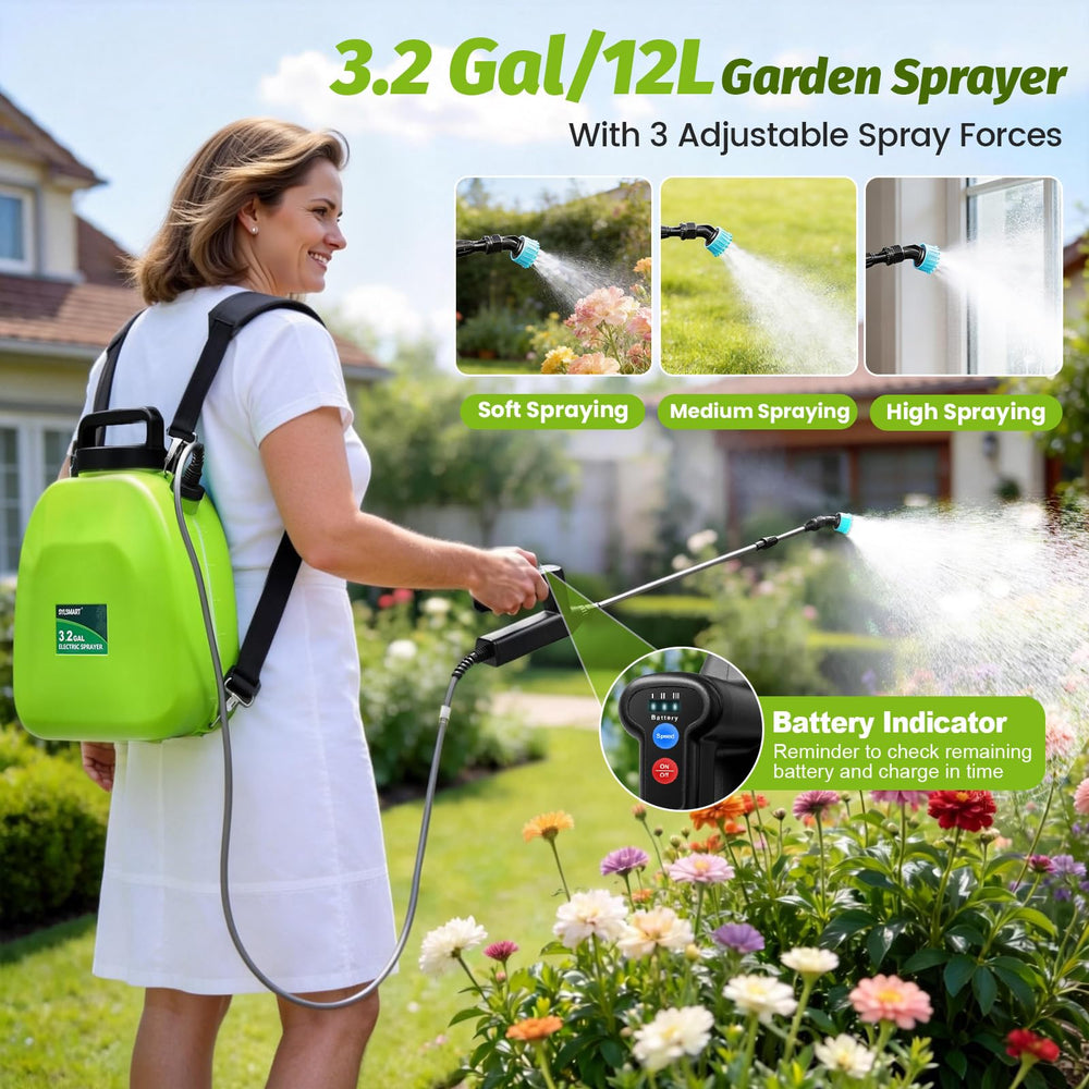 Close-up of Sylsmart Backpack Sprayer's adjustable 3-speed control