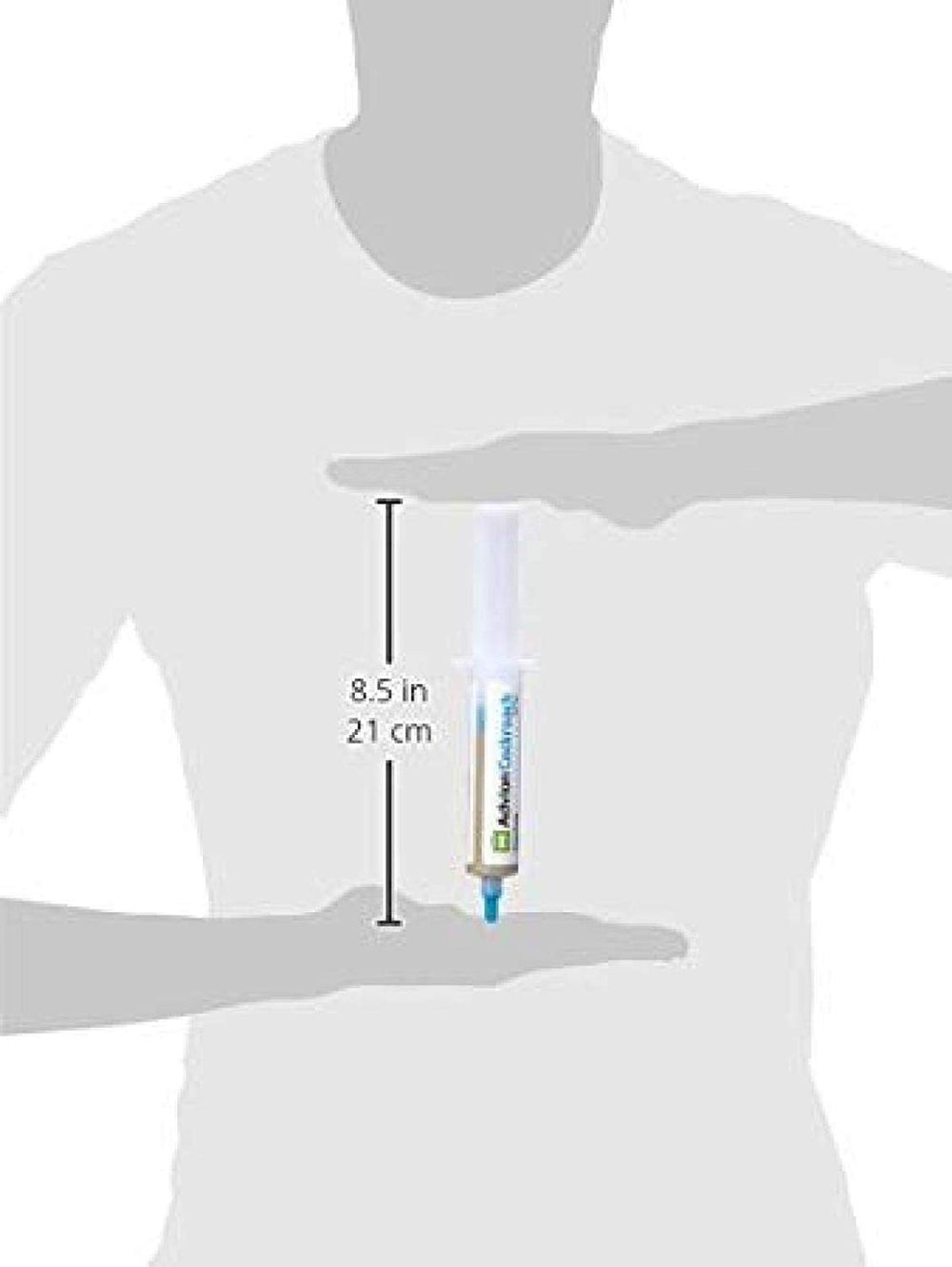 Close-up of Syngenta Advion Roach Gel tube with green label