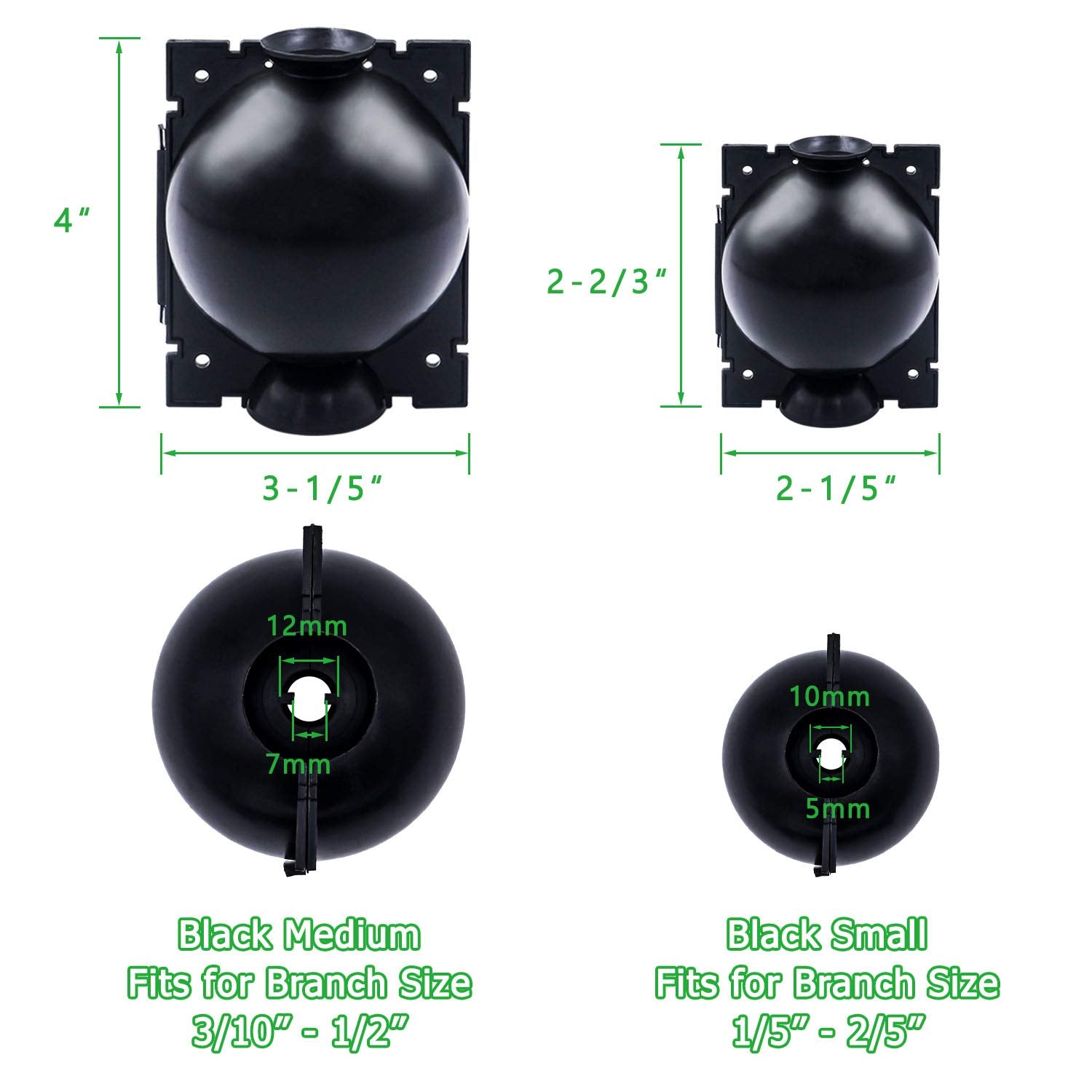 Close-up of Tanzfrosch propagation kit with cutting globe design