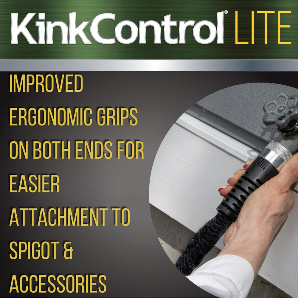 Close-up of Teknor Apex garden hose ergonomic grip