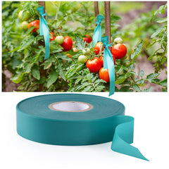 Close-up of TELENT OUTDOORS PVC plant tie tape on a vine