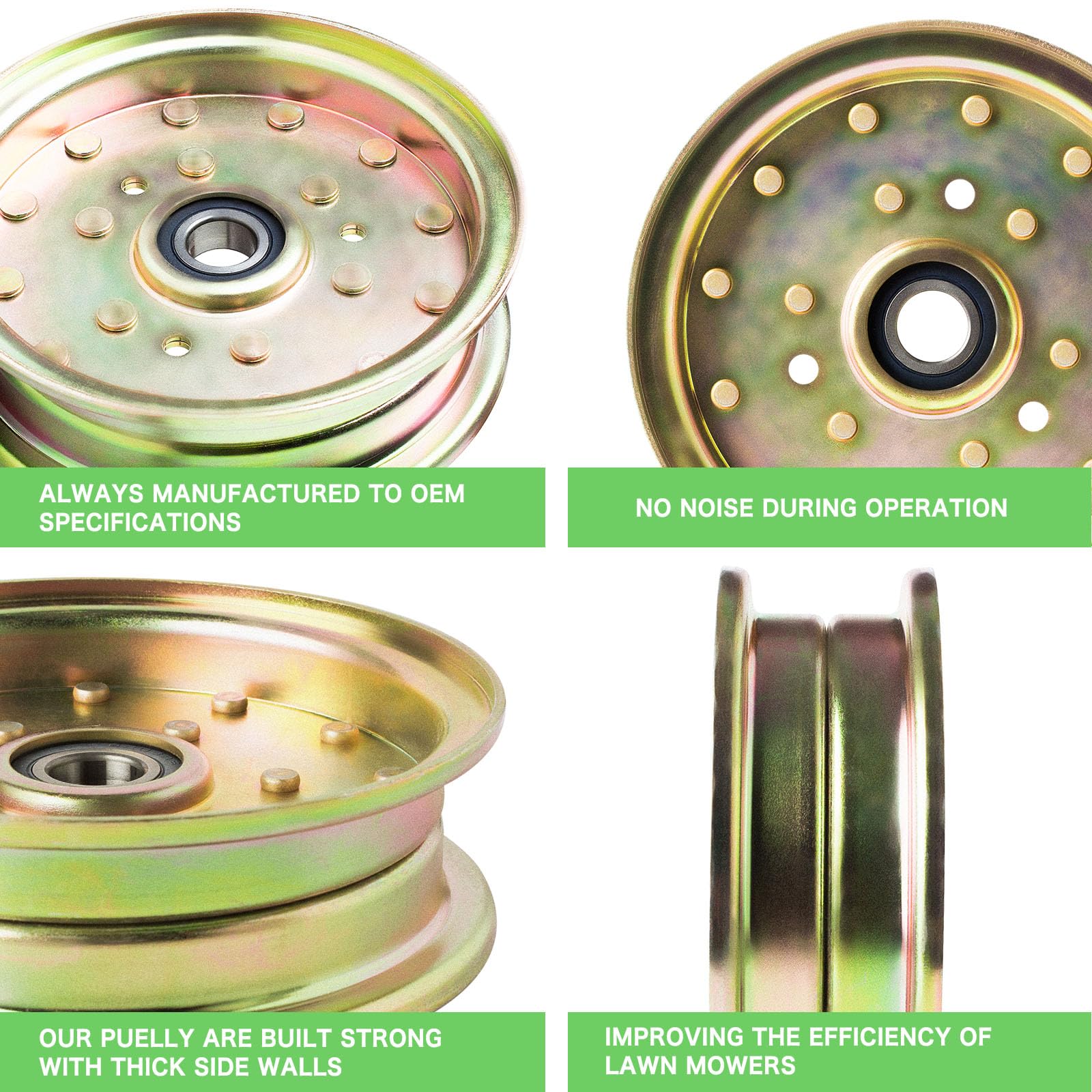 Close-up of TENGMUJX Idler Flat Pulley 116-4669