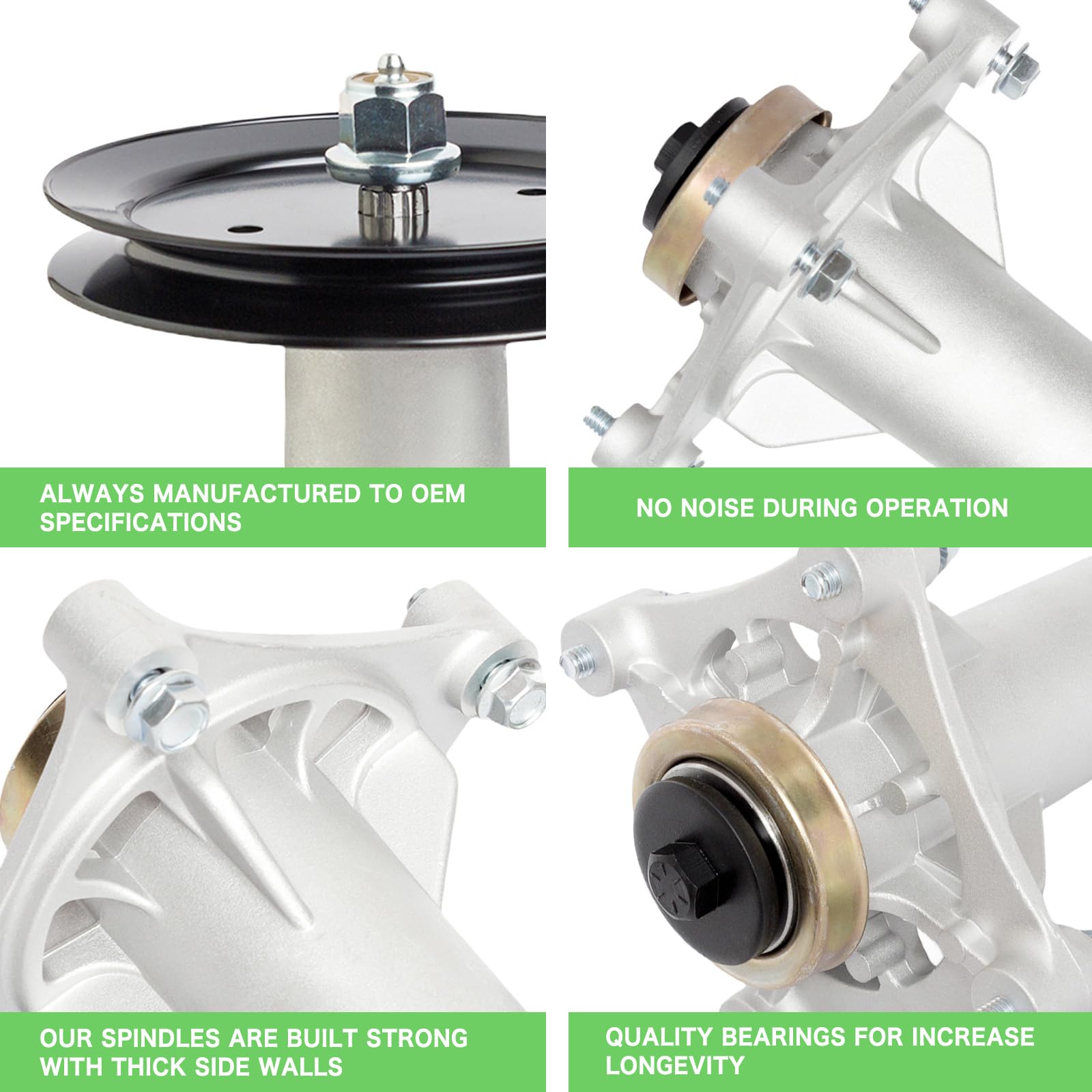 Close-up of TENGMUJX spindle assembly
