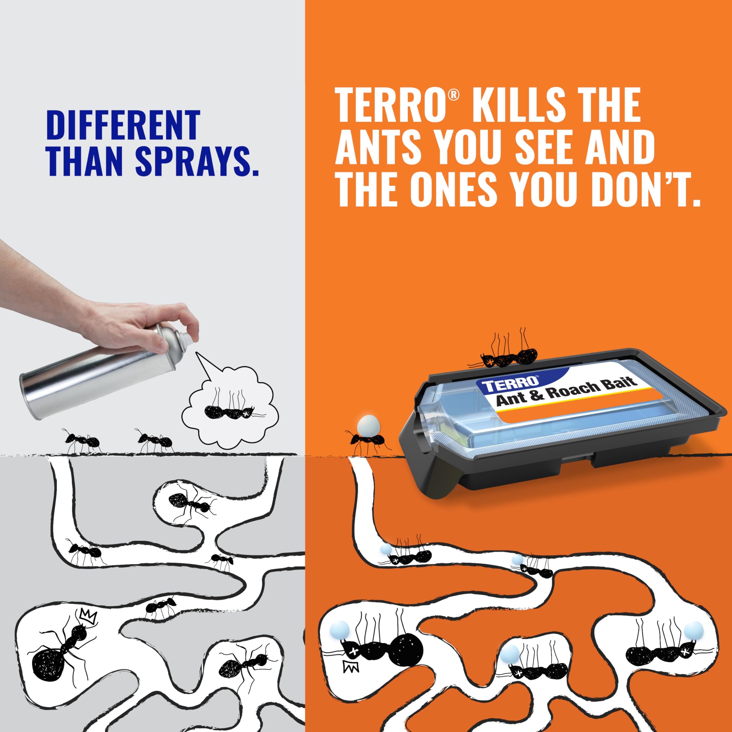 Close-up of Terro Ant & Roach Bait liquid