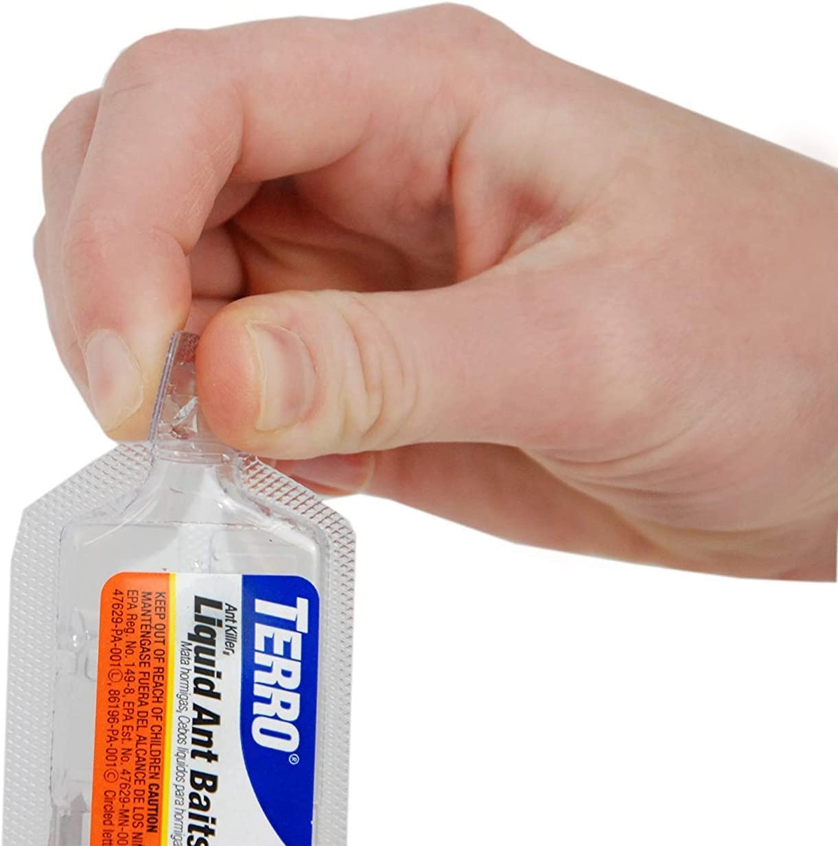 Close-up of Terro Liquid Ant Baits liquid form