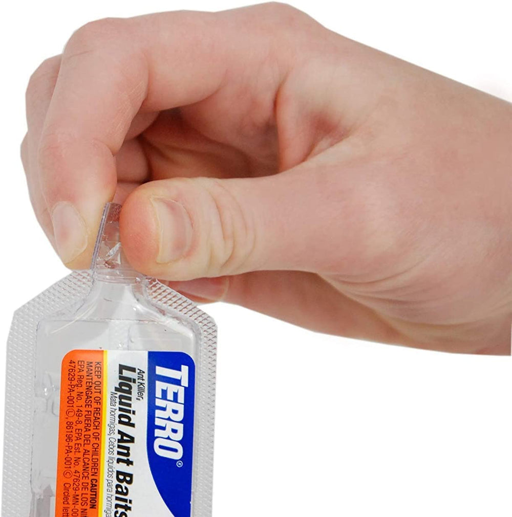 Close-up of Terro Liquid Ant Baits liquid form