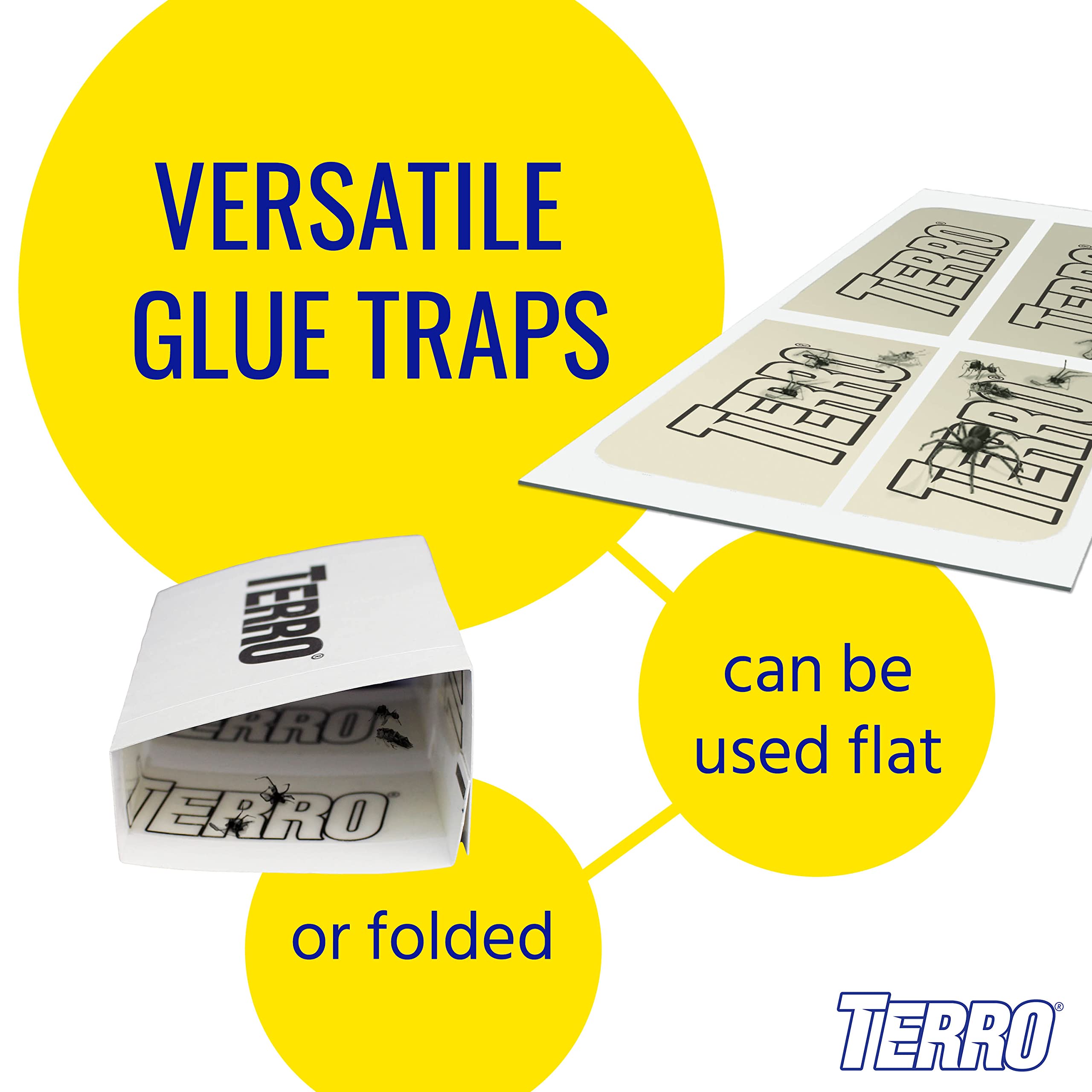 Close-up of Terro Spider & Insect Trap adhesive surface