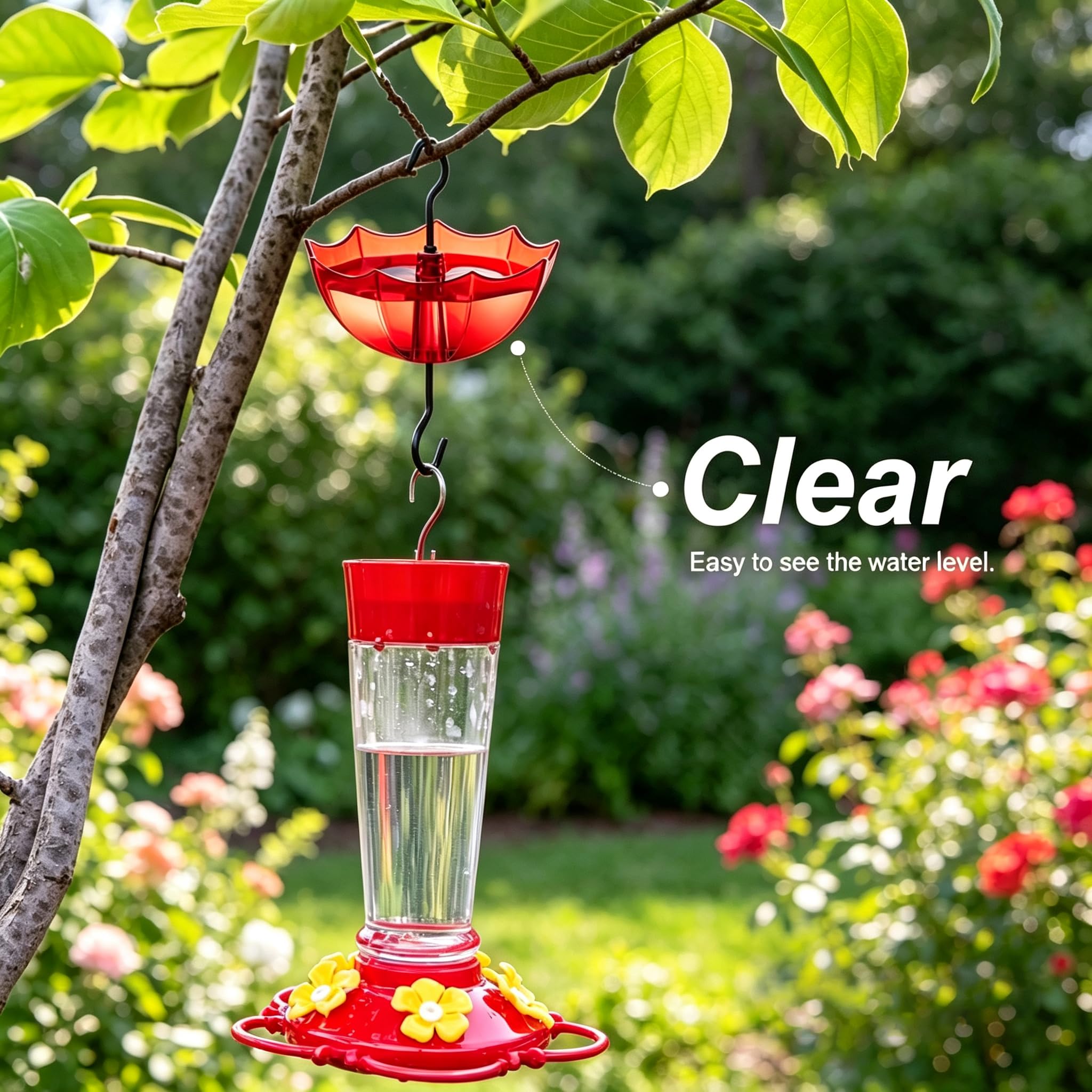 Close-up of TERULF Ant Moat clear cup design