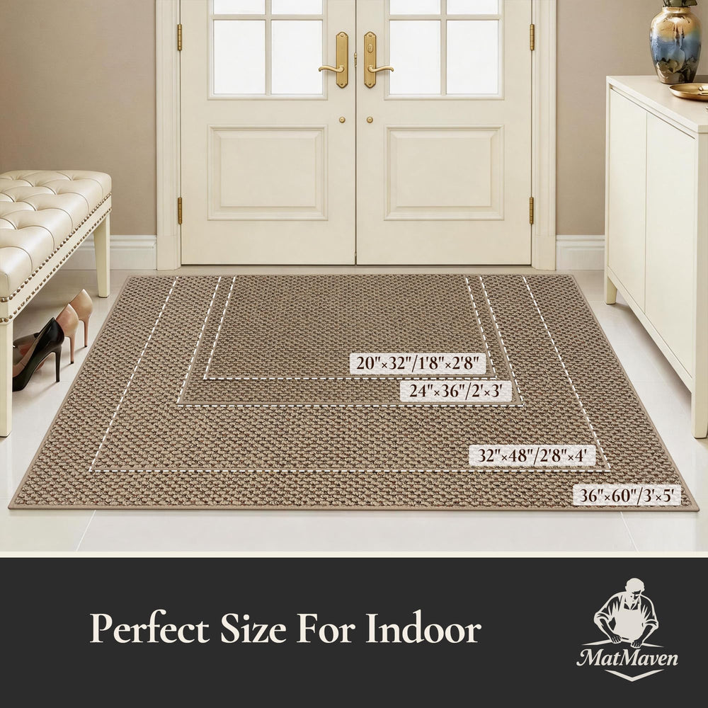 Close-up of the 3D woven surface of MatMaven doormat