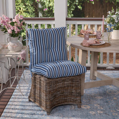 Close-up of the Arden Outdoor Cushion showing the fabric texture