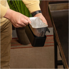 Close-up of the BLACKSTONE aluminum grease cup liner