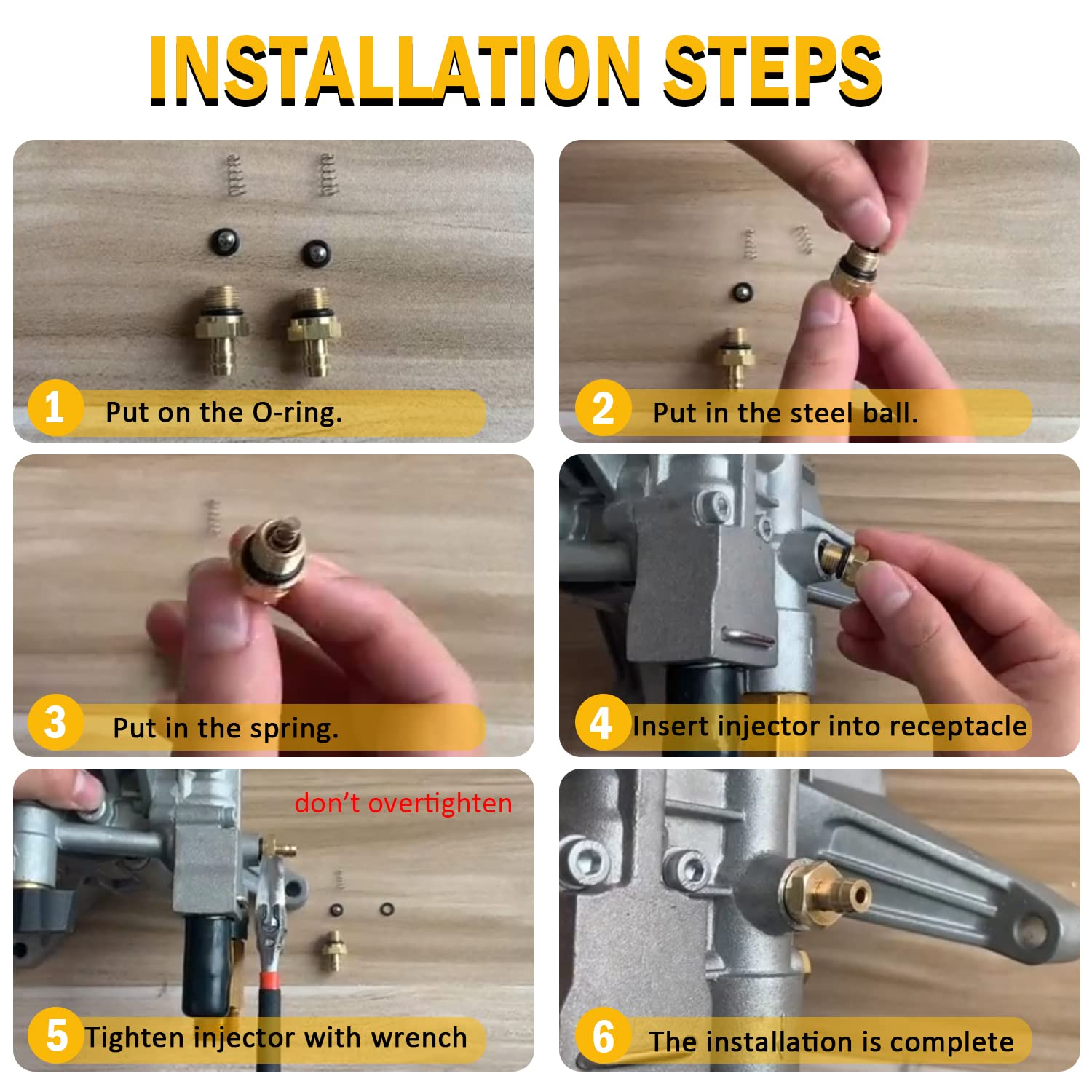 Close-up of the brass injector barb from USSKYBOY
