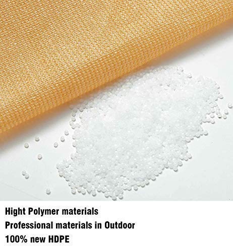 Close-up of the breathable fabric of the COCONUT shade sail