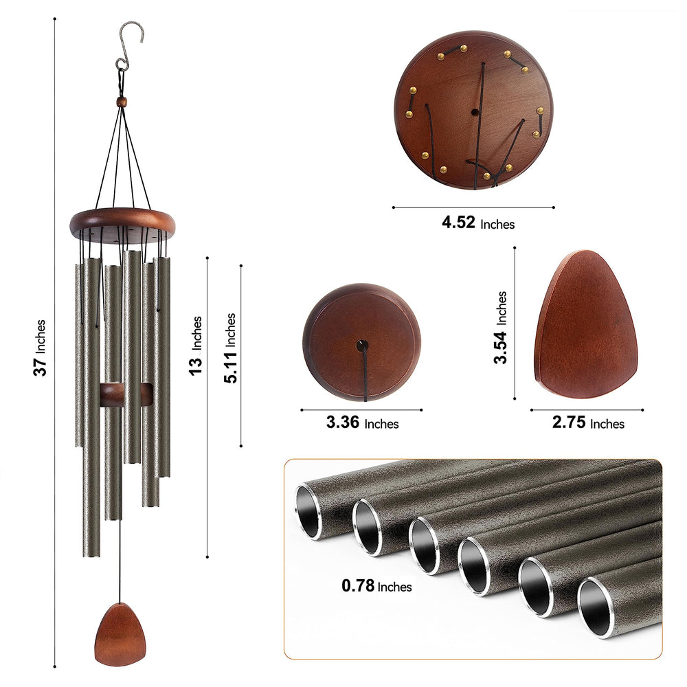 Close-up of the Bursvik wind chimes showing the aluminum tubes