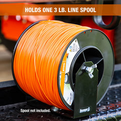 Close-up of the Buyers Products LT40 Trimmer Line Spool holder