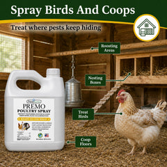 Close-up of the clove oil ingredients in Premo Guard Natural Poultry Spray