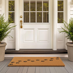 Close-up of the coir material of Barnyard Designs doormat
