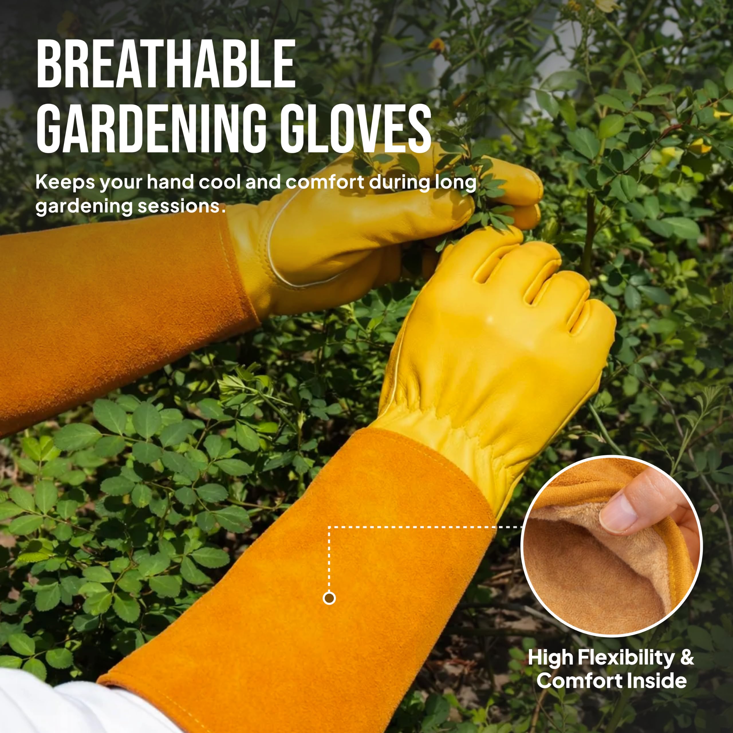 Close-up of the cowhide leather texture on Craft911 gloves