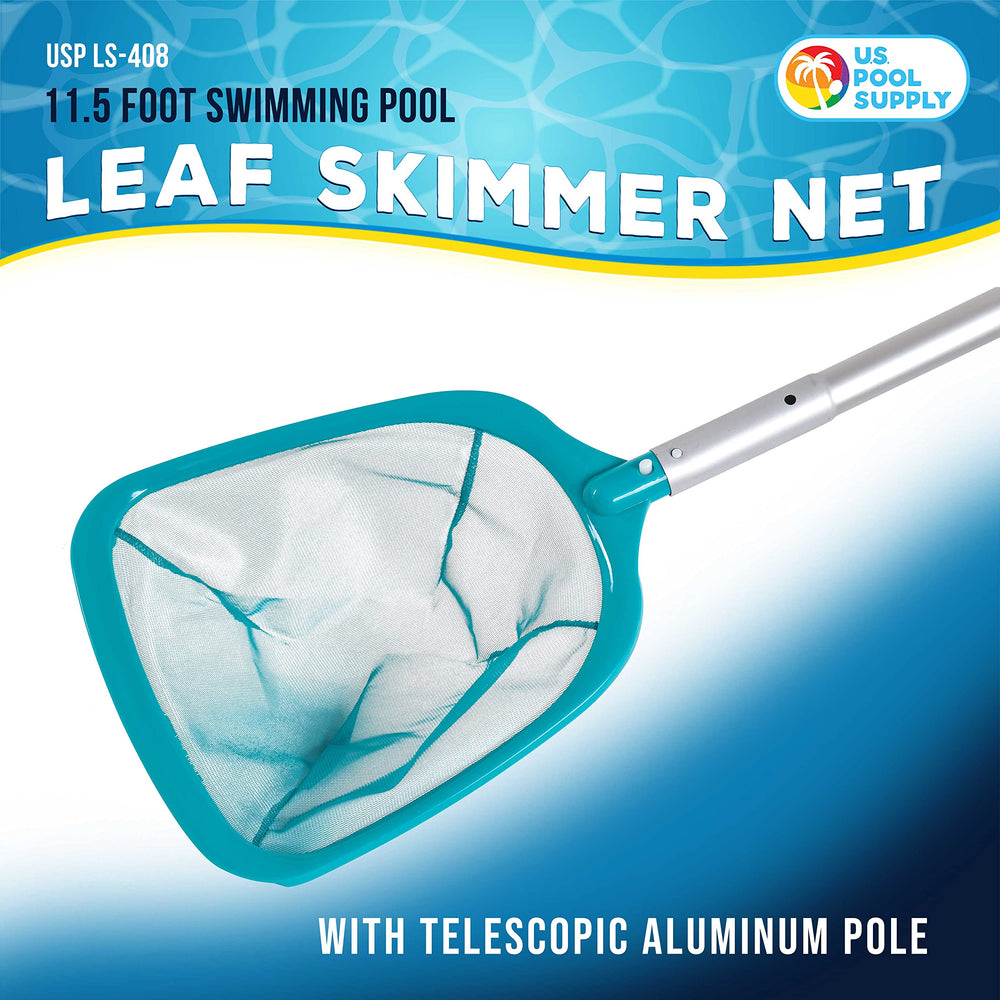 Close-up of the durable ultra-fine mesh netting of the skimmer net