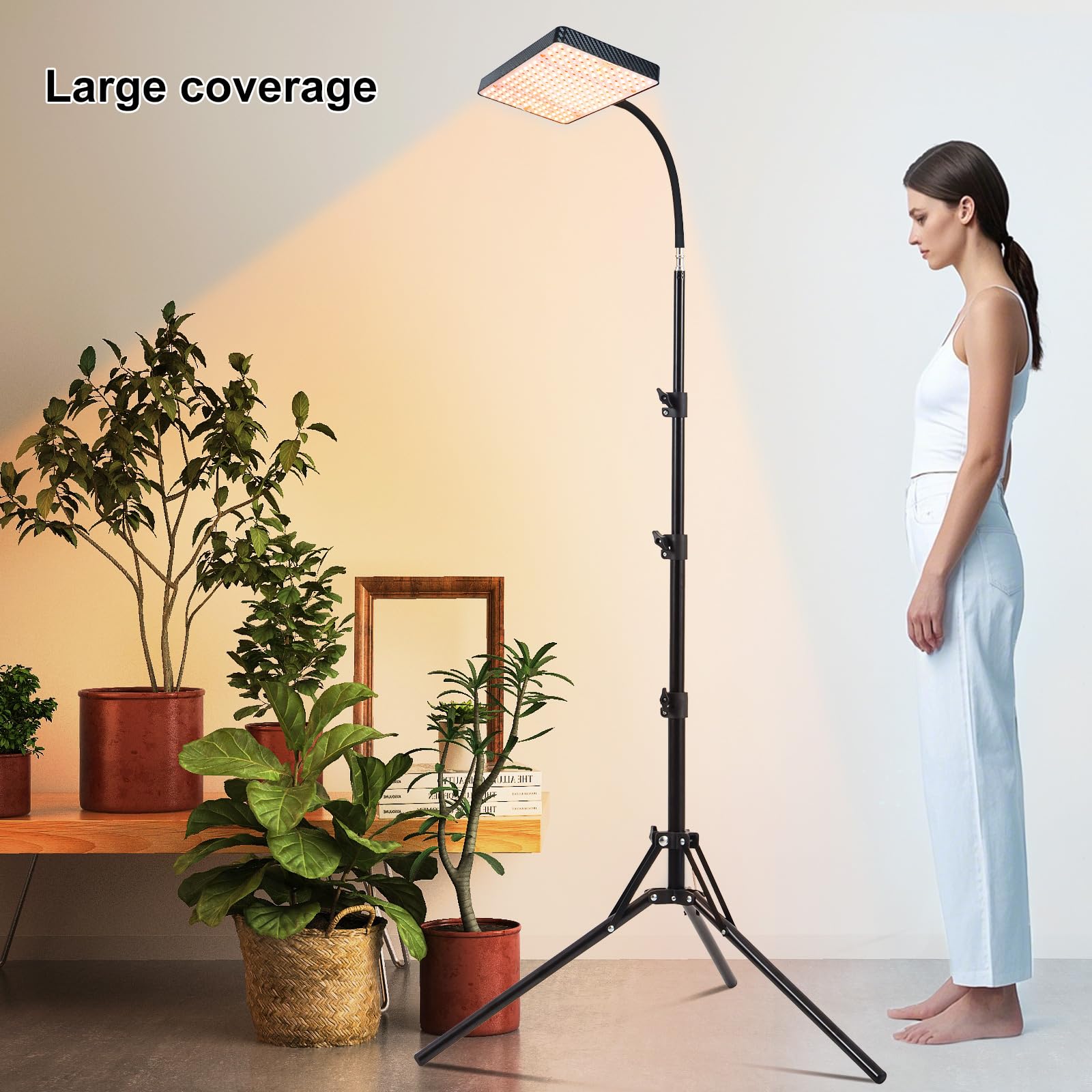 Close-up of the FECiDA grow light lamp head