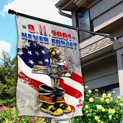 Close-up of the grommet on the 911 Never Forget Flag