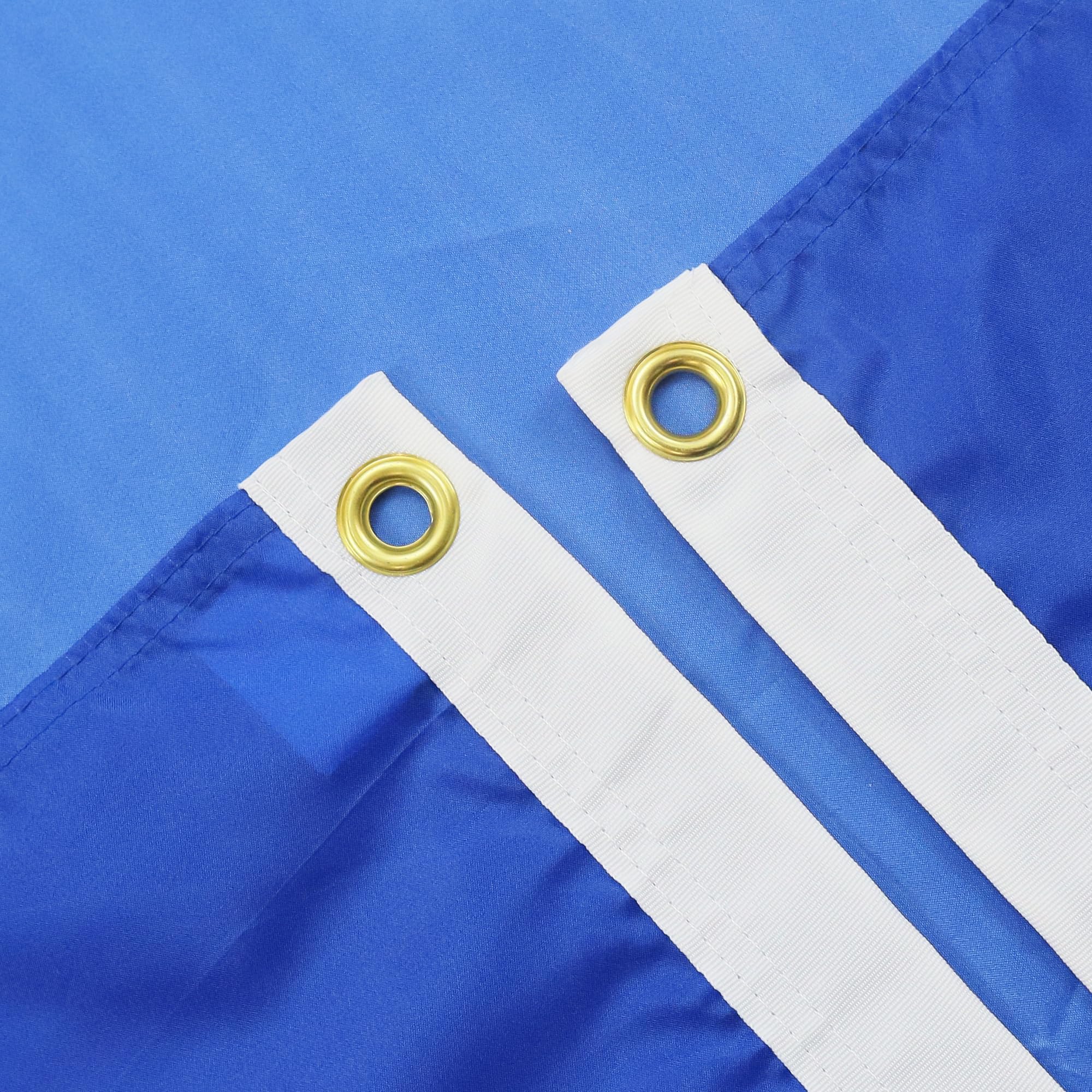 Close-up of the grommet on the Bosnia and Herzegovina Flag