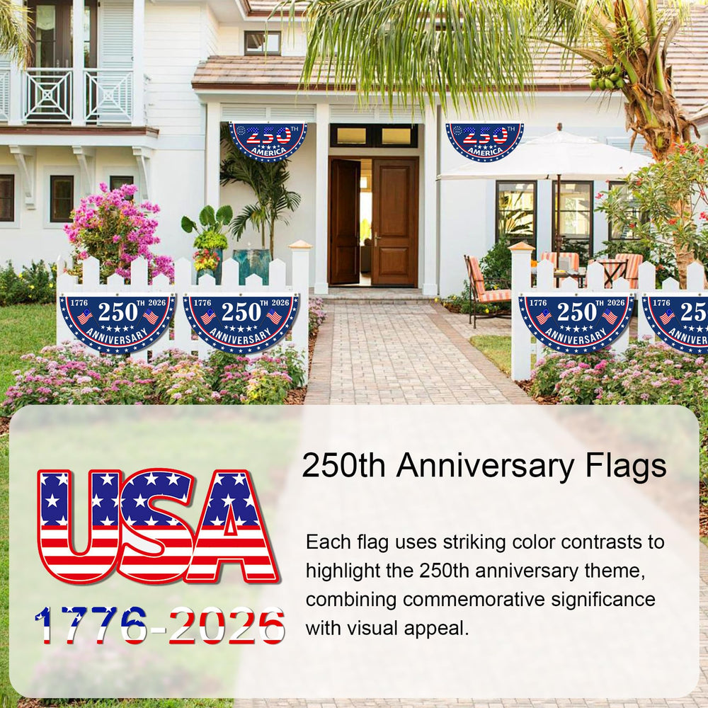 Close-up of the high-definition print on MOSADO 250th Anniversary Flag