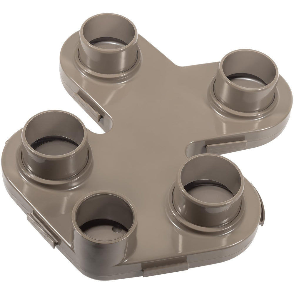 Close-up of the Hihitomorrow CX3030C top manifold fittings